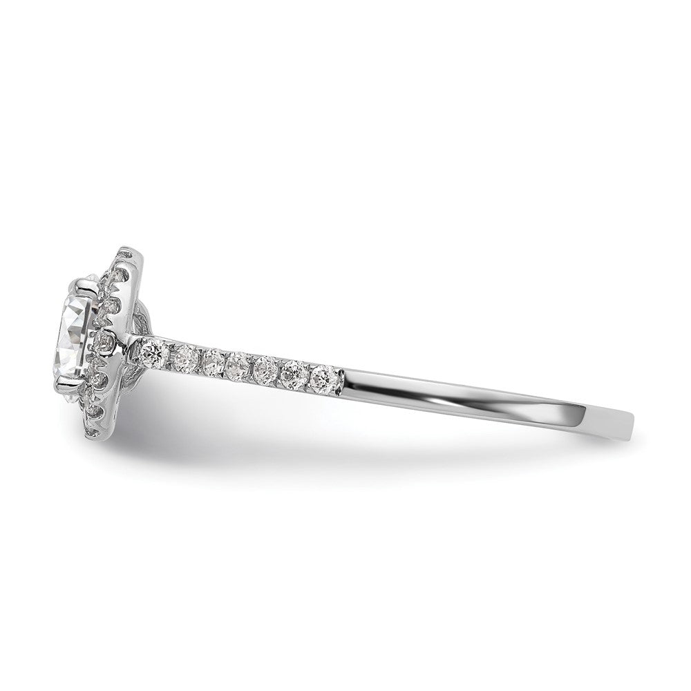 Halo Diamond Semi-mount Engagement Rings