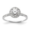Halo Diamond Semi-mount Engagement Rings