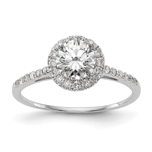 Halo Diamond Semi-mount Engagement Rings