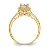 Halo Diamond Semi-mount Engagement Rings