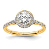 Halo Diamond Semi-mount Engagement Rings