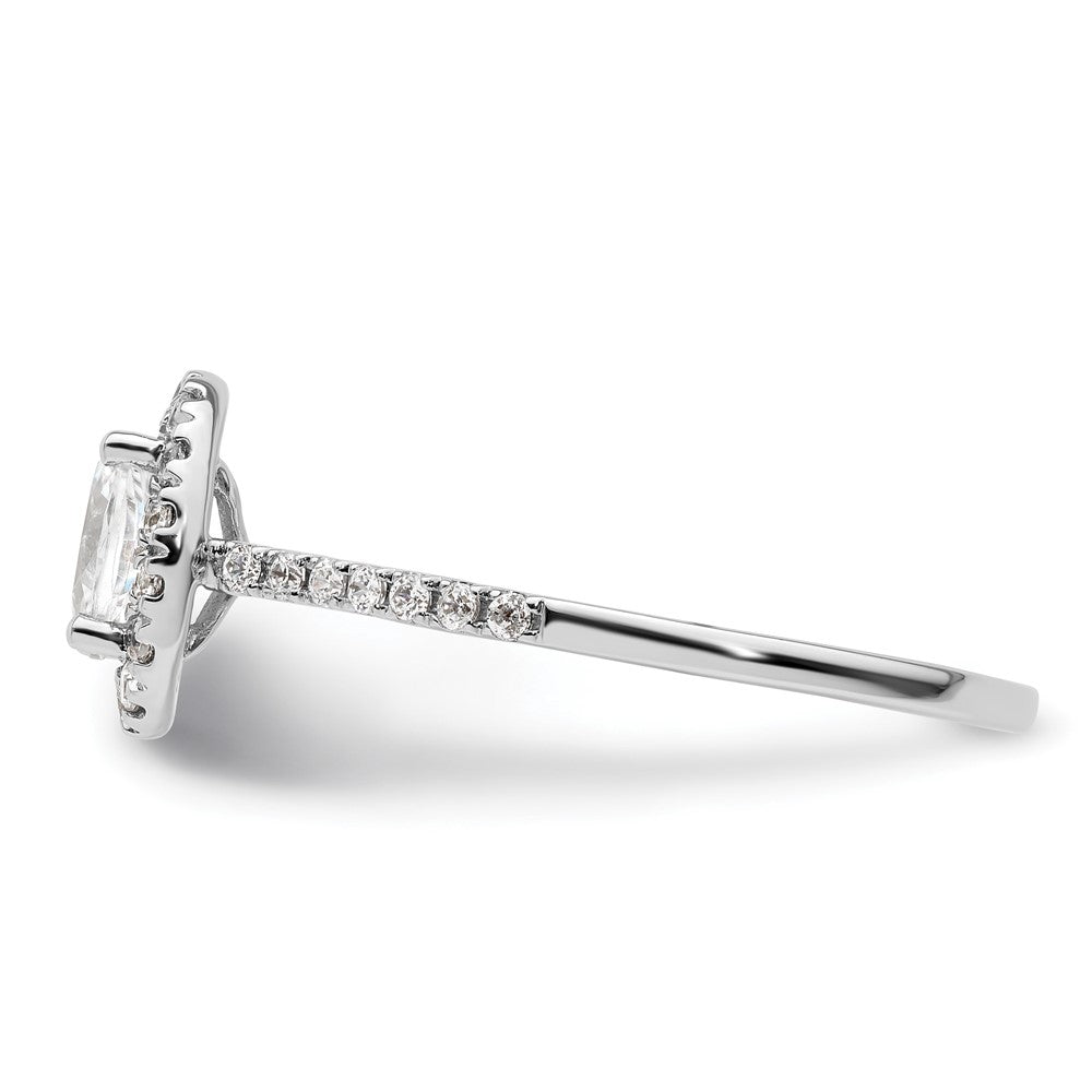 Oval Halo Diamond Semi-mount Engagement Rings