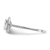 Oval Halo Diamond Semi-mount Engagement Rings