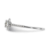 Cushion Halo Diamond Semi-mount Engagement Rings