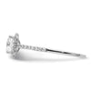 Cushion Halo Diamond Semi-mount Engagement Rings
