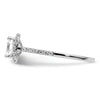 Cushion Halo Diamond Semi-mount Engagement Rings