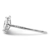 Marquise Halo Diamond Semi-mount Engagement Rings