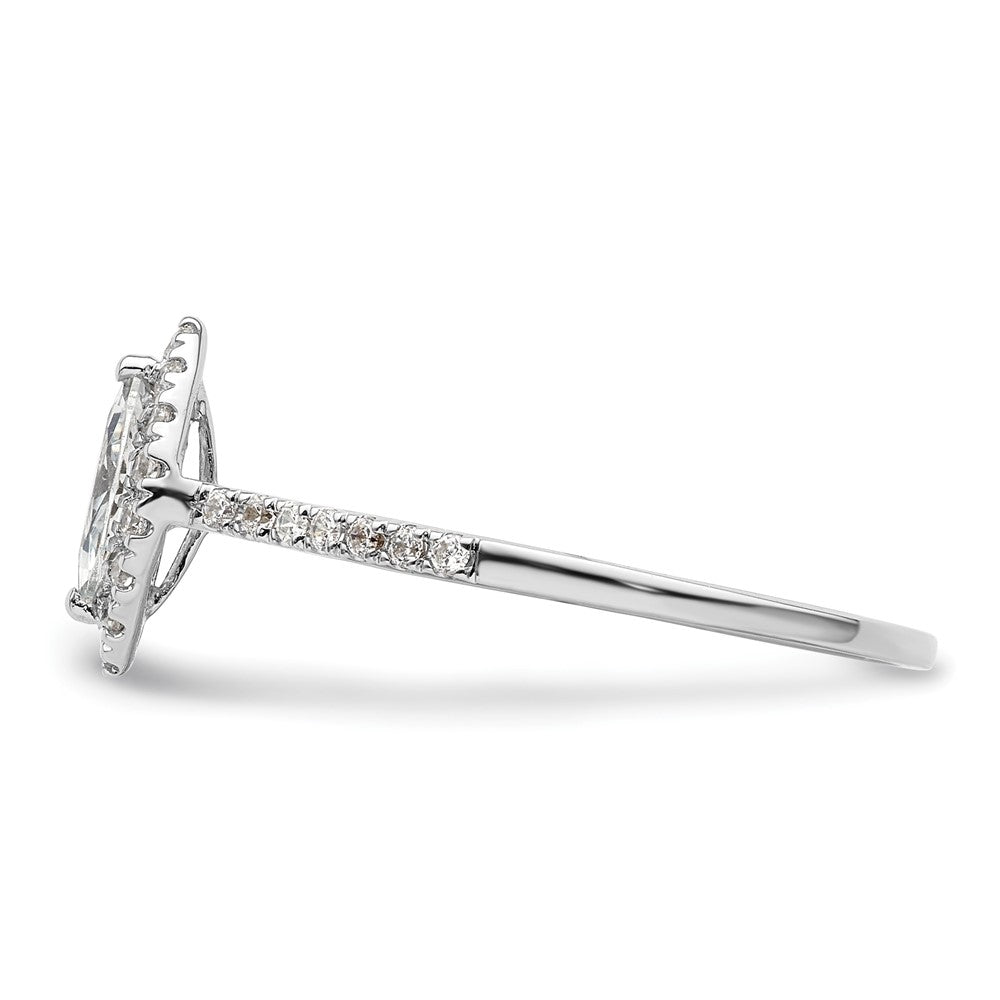 Marquise Halo Diamond Semi-mount Engagement Rings