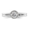 Halo Diamond Semi-mount Engagement Rings