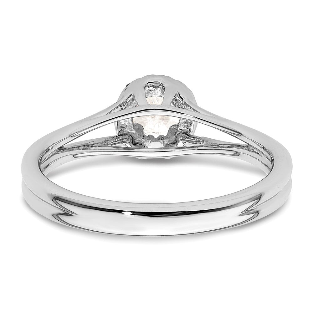 Halo Diamond Semi-mount Engagement Rings