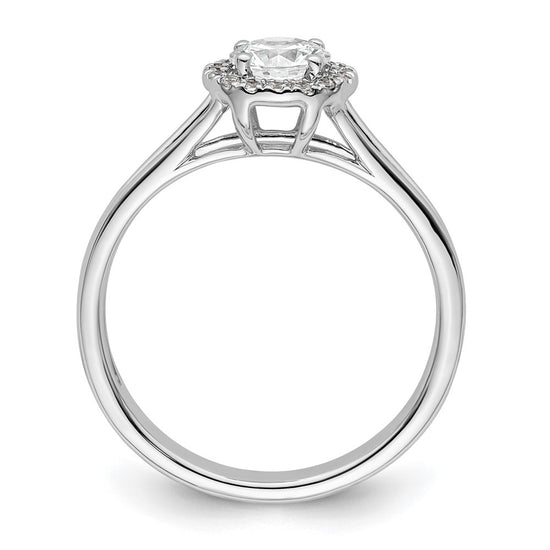 Halo Diamond Semi-mount Engagement Rings