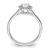 Halo Diamond Semi-mount Engagement Rings