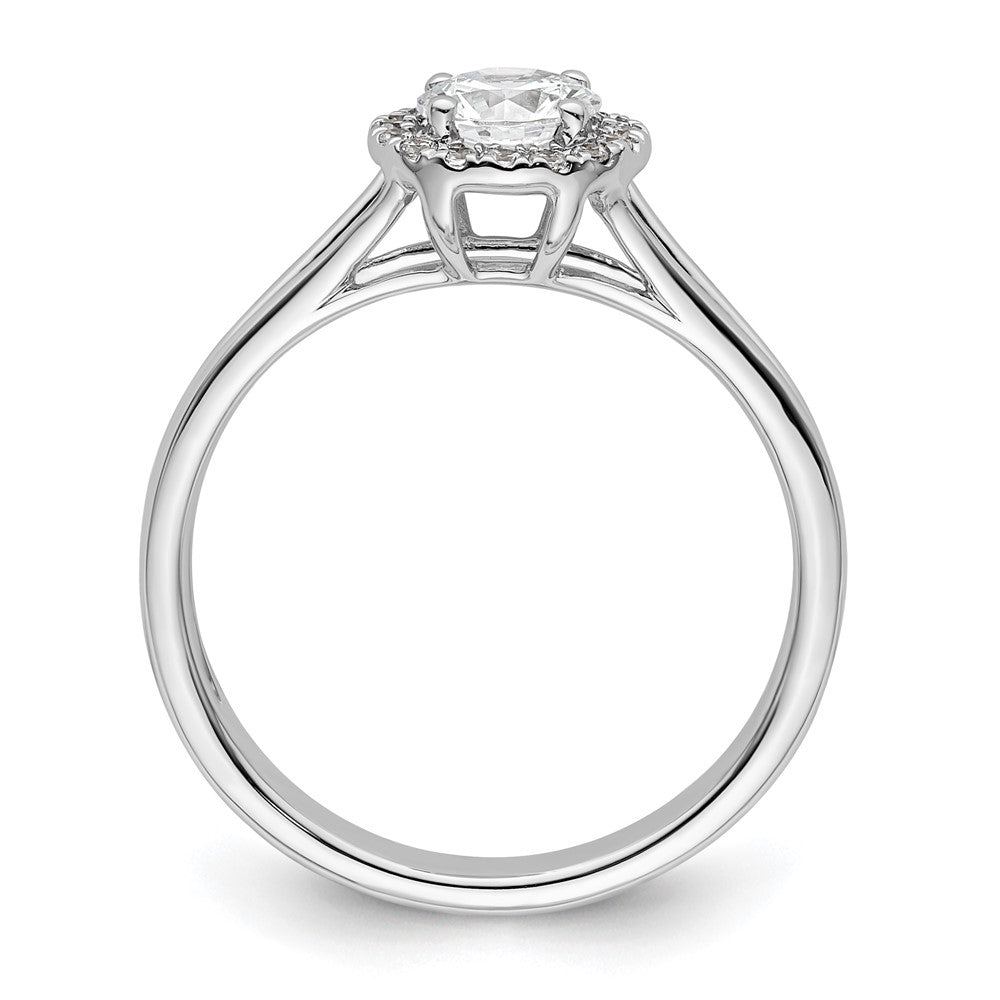 Halo Diamond Semi-mount Engagement Rings