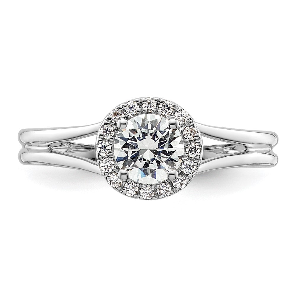 Halo Diamond Semi-mount Engagement Rings