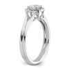 Halo Diamond Semi-mount Engagement Rings