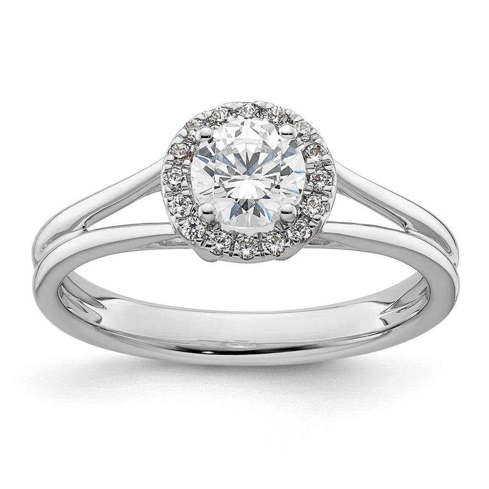 Halo Diamond Semi-mount Engagement Rings