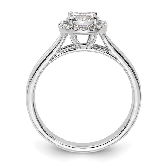 Halo Diamond Semi-mount Engagement Rings