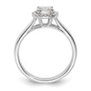 Halo Diamond Semi-mount Engagement Rings