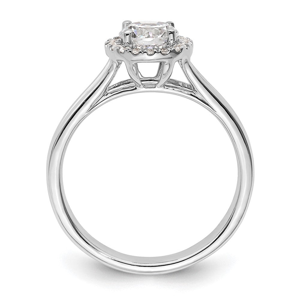 Halo Diamond Semi-mount Engagement Rings