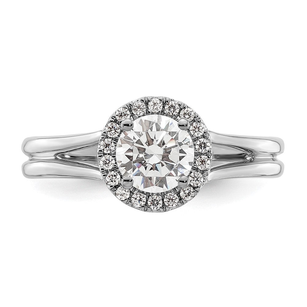 Halo Diamond Semi-mount Engagement Rings