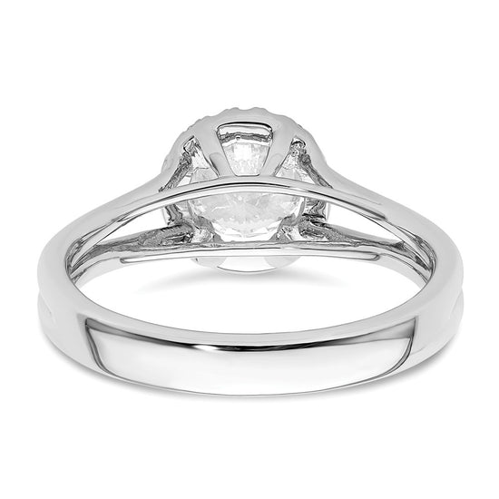 Halo Diamond Semi-mount Engagement Rings