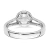 Halo Diamond Semi-mount Engagement Rings