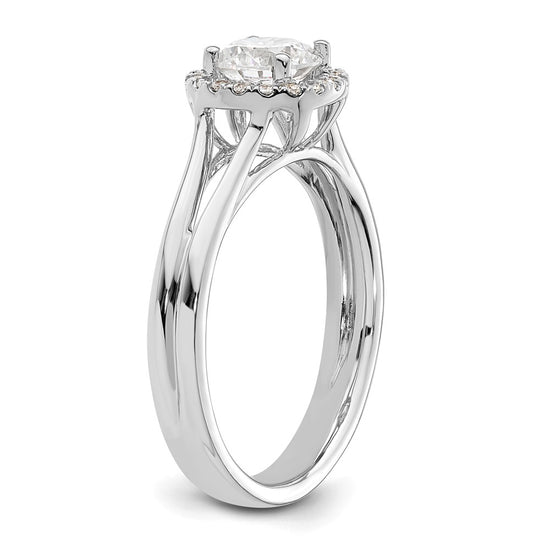 Halo Diamond Semi-mount Engagement Rings