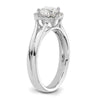 Halo Diamond Semi-mount Engagement Rings