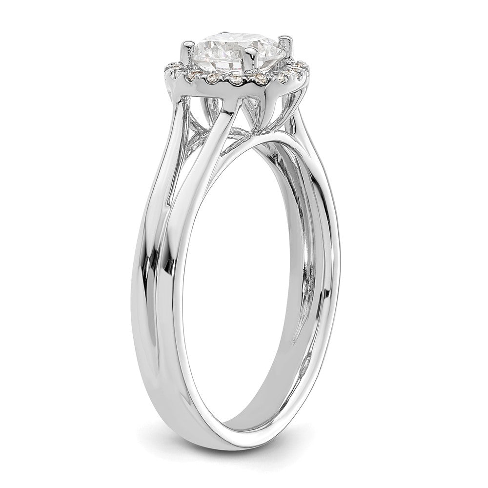 Halo Diamond Semi-mount Engagement Rings