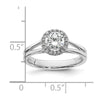 Halo Diamond Semi-mount Engagement Rings