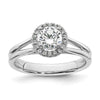 Halo Diamond Semi-mount Engagement Rings