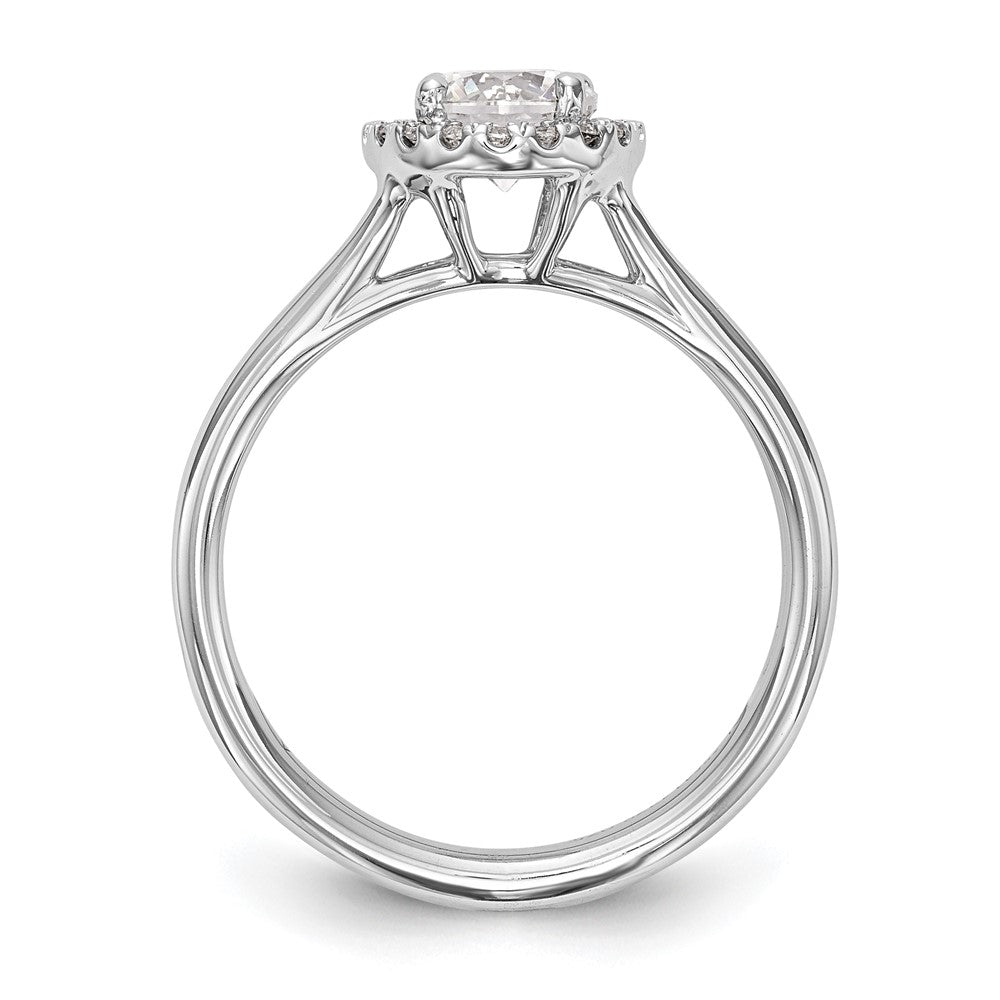 Halo Diamond Semi-mount Engagement Rings