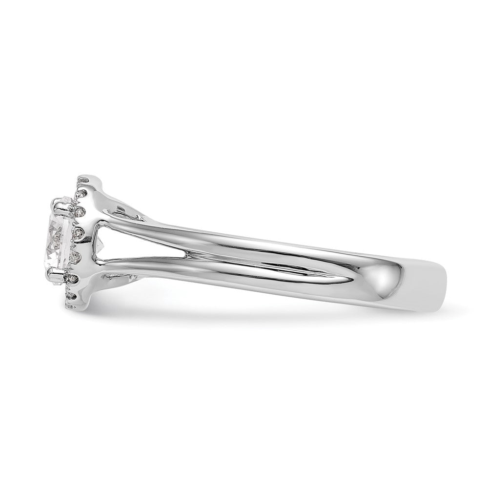 Halo Diamond Semi-mount Engagement Rings