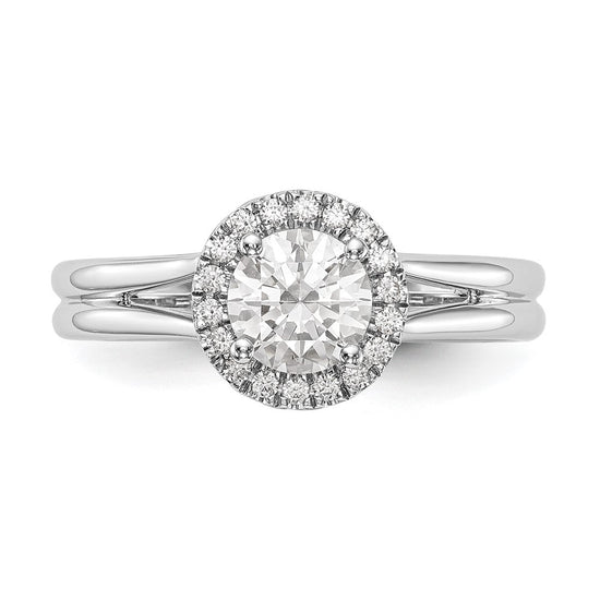 Halo Diamond Semi-mount Engagement Rings