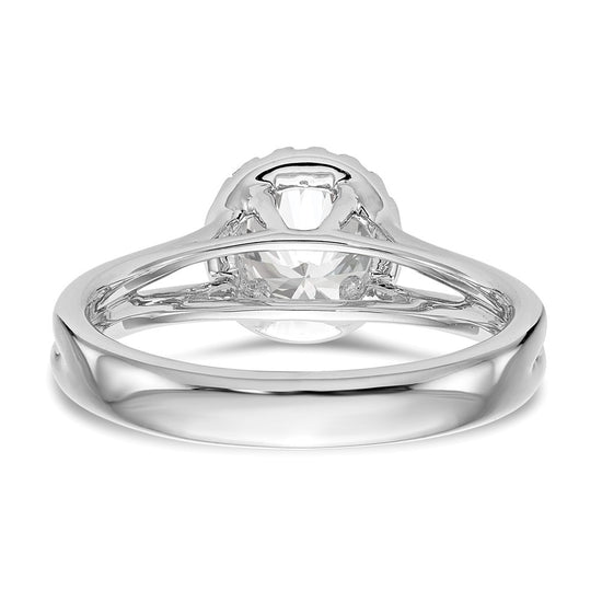 Halo Diamond Semi-mount Engagement Rings