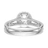 Halo Diamond Semi-mount Engagement Rings