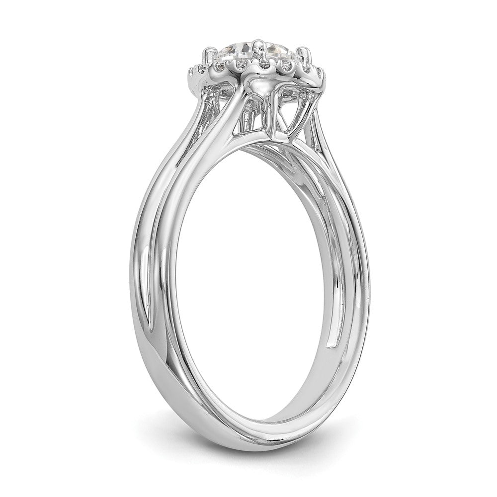 Halo Diamond Semi-mount Engagement Rings