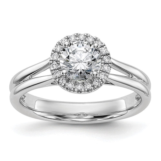 Halo Diamond Semi-mount Engagement Rings