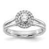 Halo Diamond Semi-mount Engagement Rings