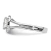 Oval Halo Diamond Semi-mount Engagement Rings