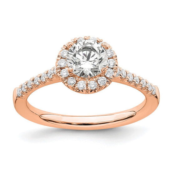 Halo Diamond Semi-mount & Complete Engagement Rings