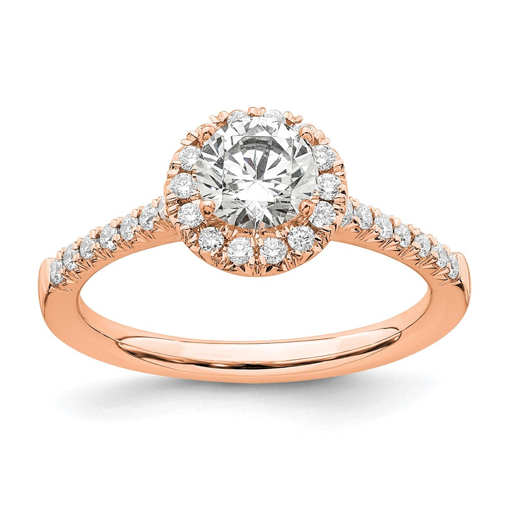 Halo Diamond Semi-mount & Complete Engagement Rings