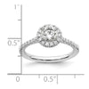 Halo Diamond Semi-mount & Complete Engagement Rings