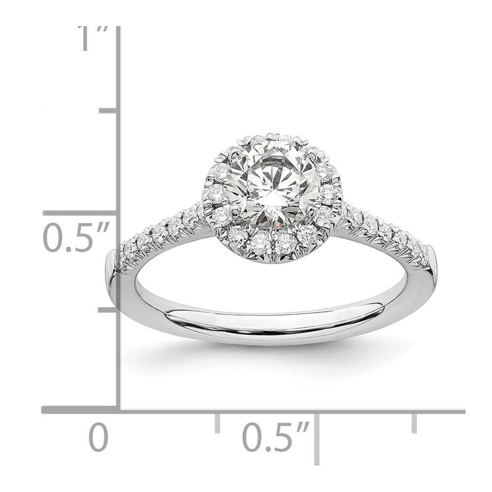 Halo Diamond Semi-mount & Complete Engagement Rings