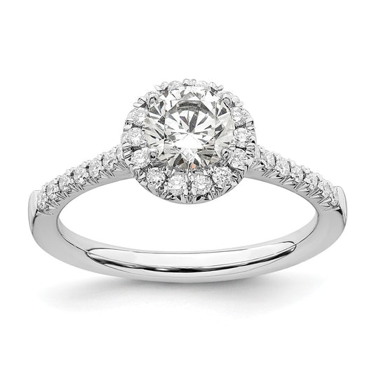 Halo Diamond Semi-mount & Complete Engagement Rings