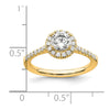 Halo Diamond Semi-mount & Complete Engagement Rings