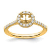 Halo Diamond Semi-mount & Complete Engagement Rings