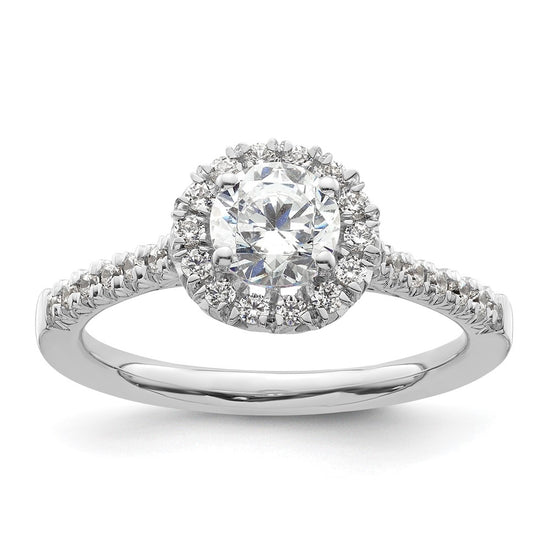 Halo Diamond Semi-mount & Complete Engagement Rings