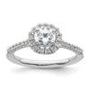 Halo Diamond Semi-mount & Complete Engagement Rings