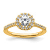 Halo Diamond Semi-mount & Complete Engagement Rings